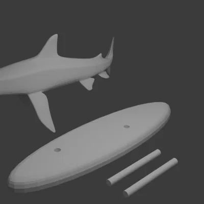 Mô Hình Cá Mập Trưng Bày