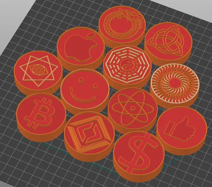 Đầu Tamper Espresso Thay Thế EZ - Các Biểu Tượng Kèm Tay Cầm - Image 2