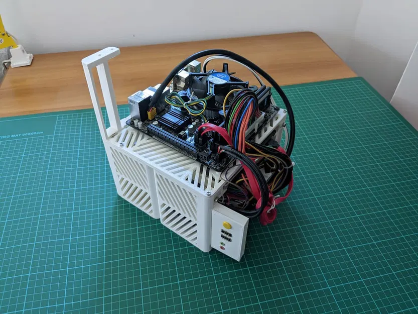 Khung PC mở / Bàn kiểm tra cho bo mạch chủ mini ITX, PSU ATX hoặc SFX - Image 2