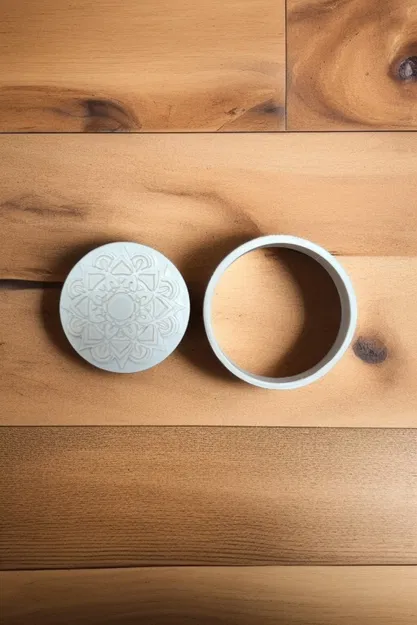 Khuôn Cắt Bánh Quy Gốm Mandala 01 - Image 2