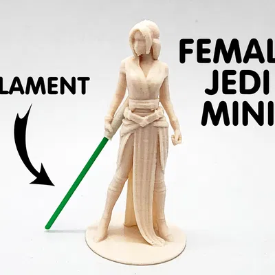 Mô Hình Nữ Jedi Cầm Kiếm Filament