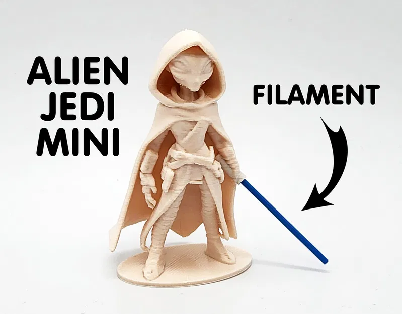 Mô hình Jedi Alien có Lightsaber bằng Filament - Image 1