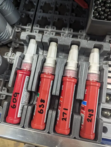 Giá đỡ lọ Loctite 50ml Gridfinity - Image 1