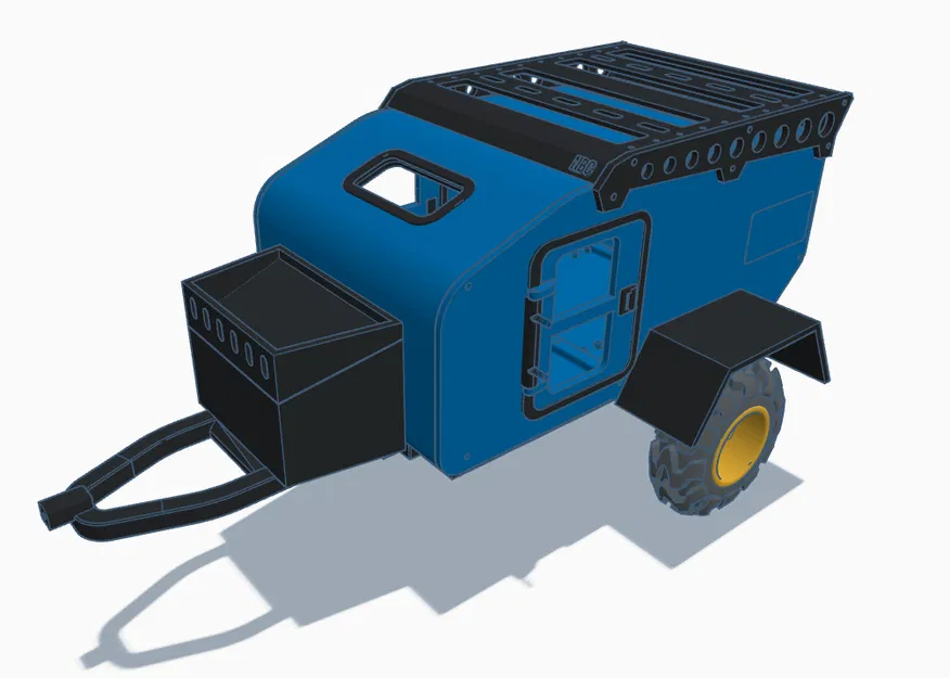 NBC.1 - Xe cắm trại offroad RC tỷ lệ 1:10 cho xe crawler - Image 2