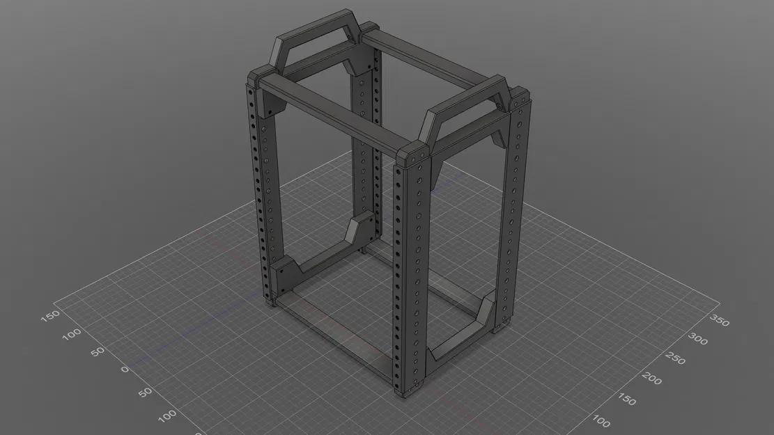 Mini Rack 10" - rack server 10 inch cho thanh ray NavePoint hoặc Gator Rackworks - Image 4