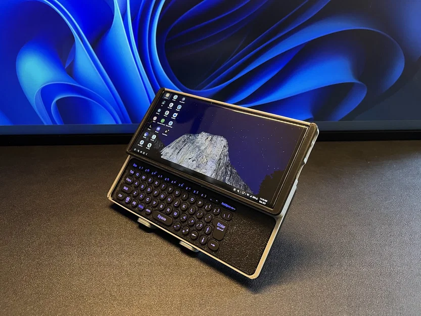 Vỏ trượt kiêm bàn phím Bluetooth cho Note10+ - Image 1