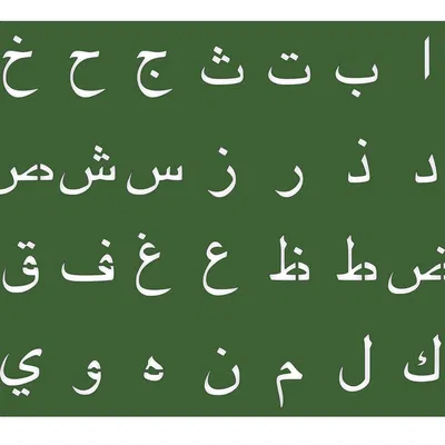 Mẫu Vẽ Bảng Chữ Cái Tiếng Ả Rập (fusion360)