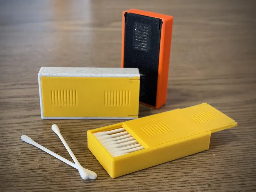 Hộp Đựng Tăm Bông Kiểu ClickLock - Image 1