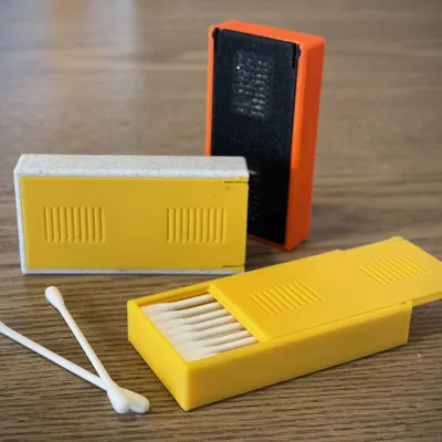 Hộp Đựng Tăm Bông Kiểu ClickLock