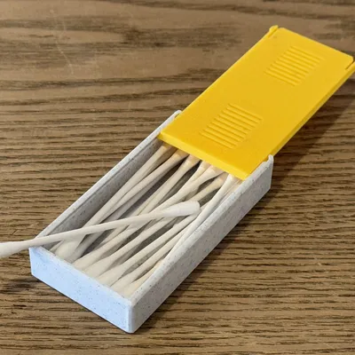 Hộp Đựng Tăm Bông Kiểu ClickLock