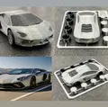 Mô hình thẻ Lamborghini Aventador - Thumbnail 1