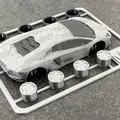 Mô hình thẻ Lamborghini Aventador - Thumbnail 6
