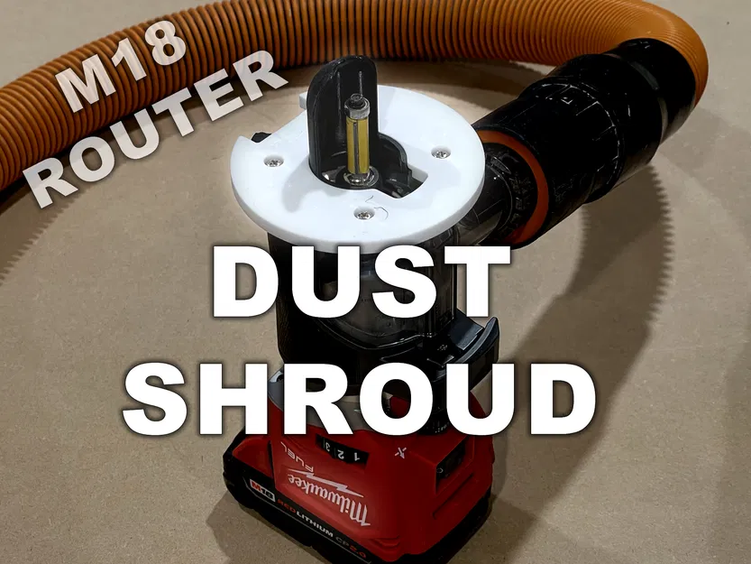 Chụp Hút Bụi Xoay Được Cho M18 Compact Router - Image 1