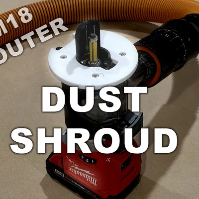 Chụp Hút Bụi Xoay Được Cho M18 Compact Router