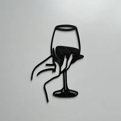 Tranh Treo Tường Ly Rượu Vang Số 3