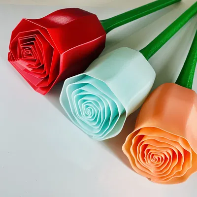 Cành Hoa Hồng Phong Cách Low Poly [Cập Nhật!]