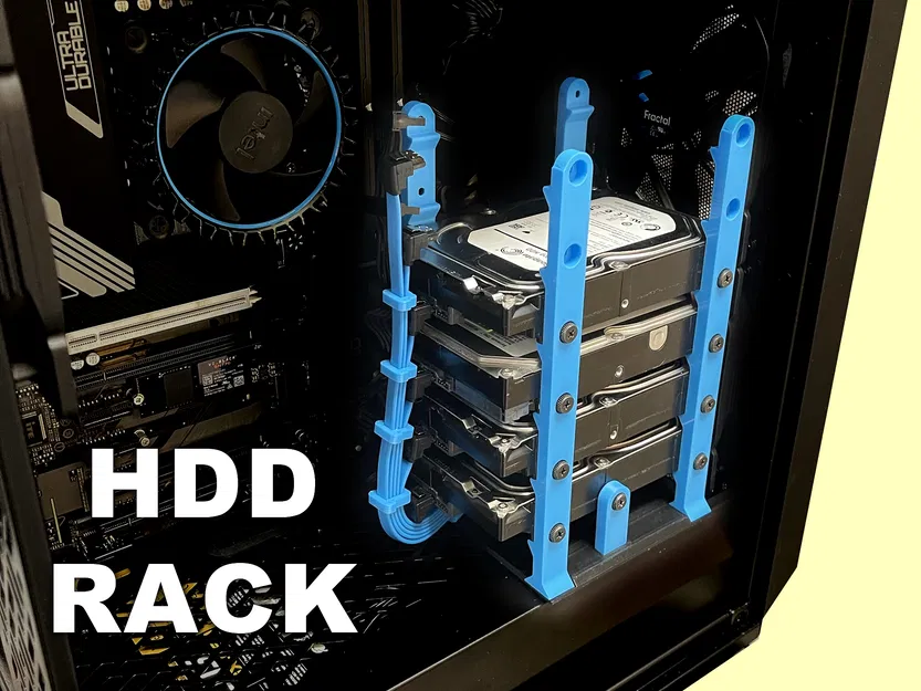 Giá đỡ / Khay / Kệ cho Ổ cứng 3.5" (6 ổ) - Image 1