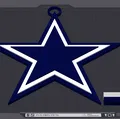 Logo Dây Chuyền Khổng Lồ Dallas Cowboys - Thumbnail 2