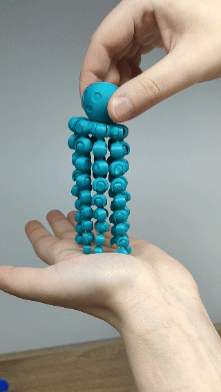 Bạch Tuộc Dễ Thương Khớp Nối Cử Động