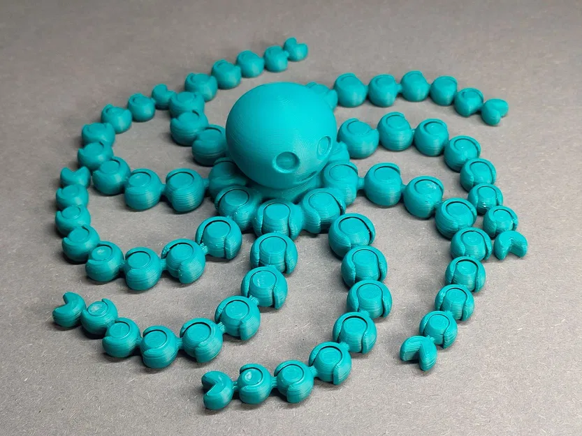 Bạch Tuộc Dễ Thương Khớp Nối Cử Động - Image 5