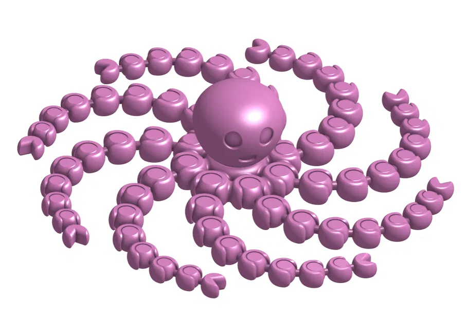 Bạch Tuộc Dễ Thương Khớp Nối Cử Động - Image 9