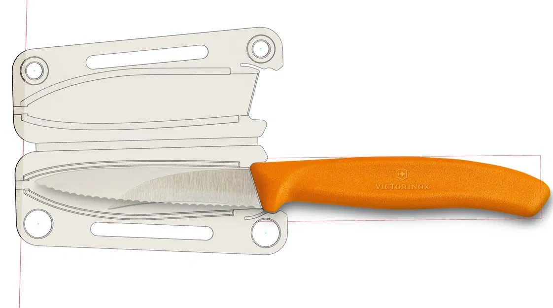 Bao Da Dao Gọt Trái Cây Victorinox Kiểu "Fake Kydex" - Image 4