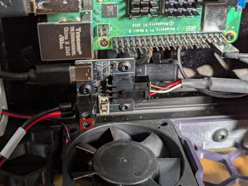 Nitehawk-36 USB Adapter Mount cho Voron DIN Clip - Image 3