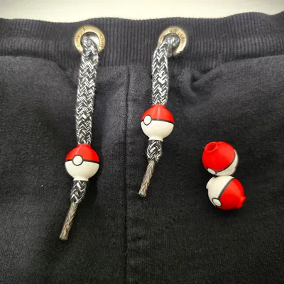 Hạt Dây Áo Hoodie Pokeball_AMS