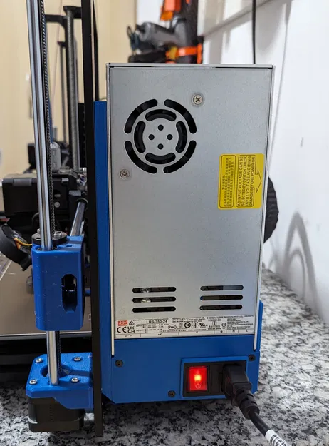 Giá đỡ bộ nguồn FYSETC MW LRS-350-24 cho Prusa MK3S+ & MK4 - Image 1