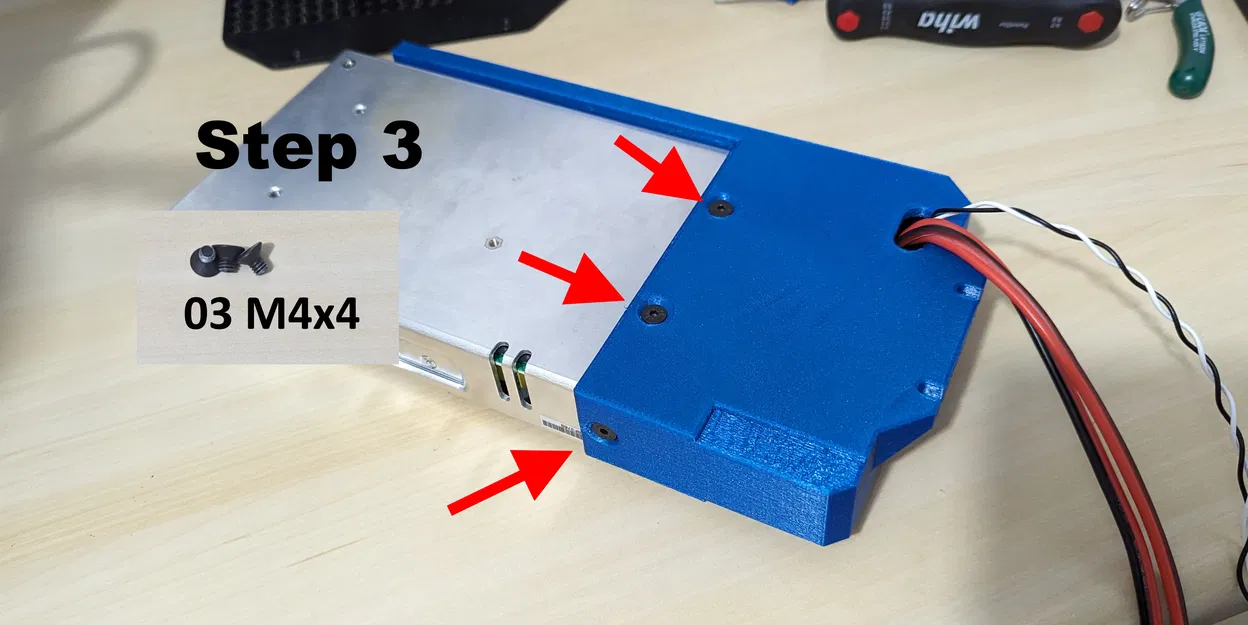 Giá đỡ bộ nguồn FYSETC MW LRS-350-24 cho Prusa MK3S+ & MK4 - Image 7