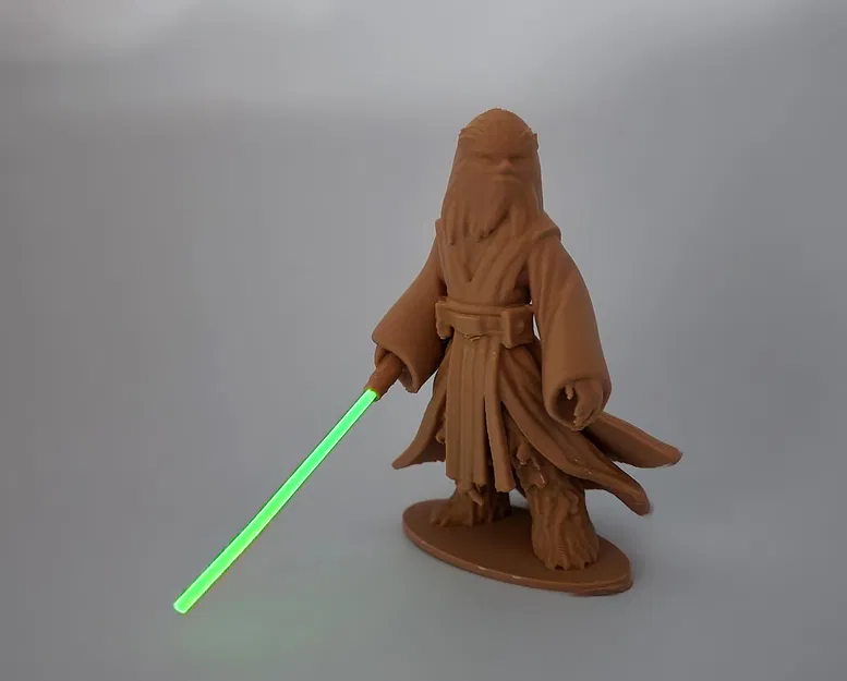 Mô Hình Jedi Wookie Tay Đỡ Đèn Pin (Filament Lightsaber) - Image 7