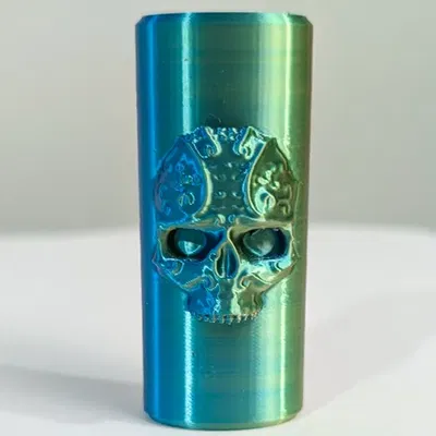 Vỏ Bật Lửa Bic Đầu Lâu Chạm Trổ