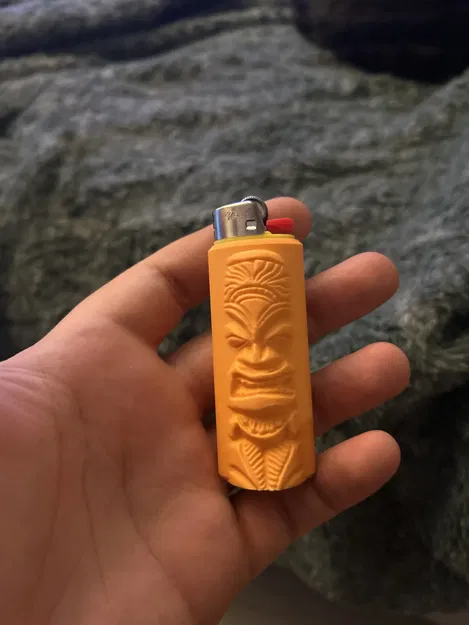 Vỏ Bọc Bật Lửa Bic Hình Tượng Tiki - Image 3