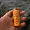 Vỏ Bọc Bật Lửa Bic Hình Tượng Tiki - Thumbnail 3