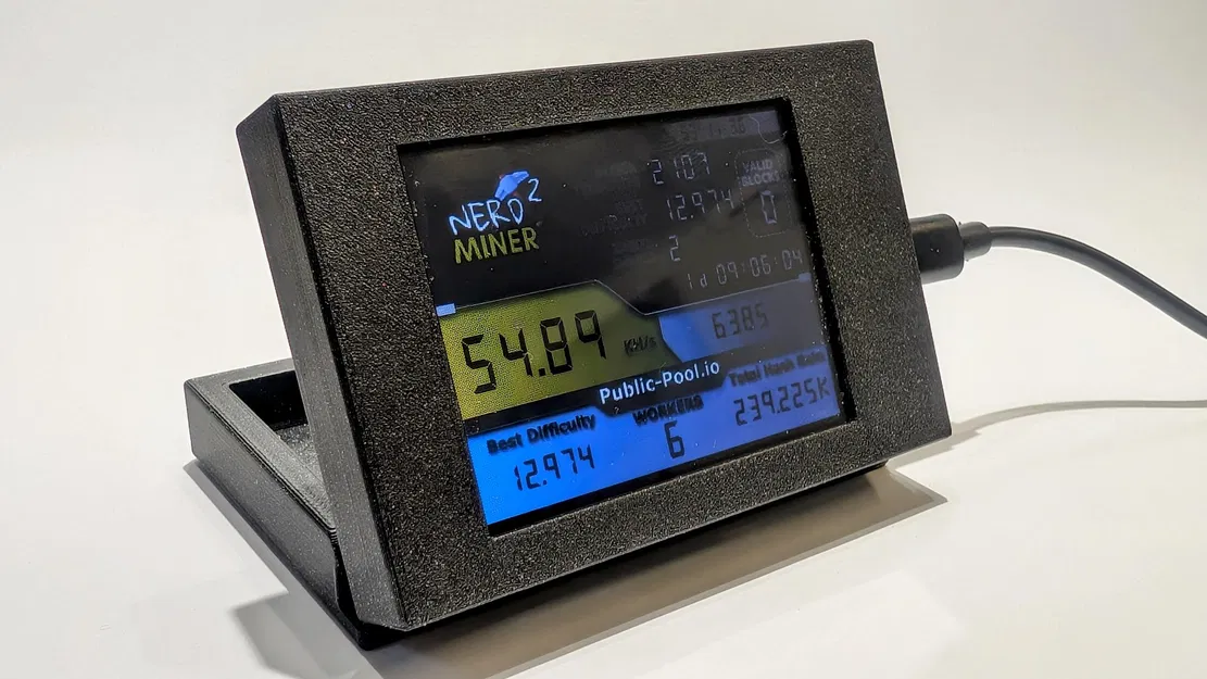 Vỏ ESP32 NerdMiner có chân đế - Image 3