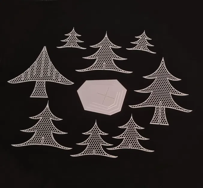 Cây Thông Giáng Sinh Hình Lục Giác - Image 5