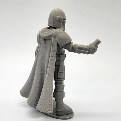 Mô Hình Mandalorian Mini kèm Darksaber bằng Sợi Nhựa