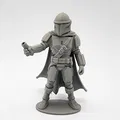 Mô Hình Mandalorian Mini kèm Darksaber bằng Sợi Nhựa - Thumbnail 6