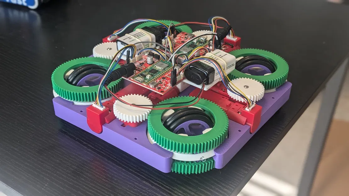 Robot Swerve Truyền Động Vi Sai XRP! - Image 1