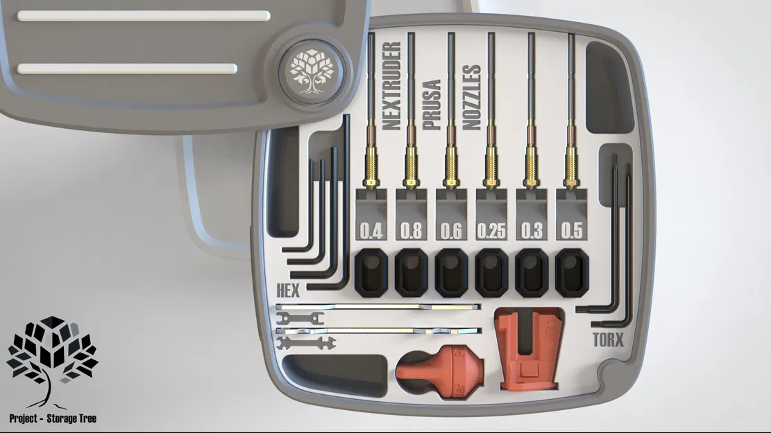 Storage Tree - Lá đựng đồ cho PRUSA Mk4 (Tương thích MMU3) - Image 6