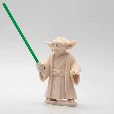 Mô hình Master Yoda Mini kèm Lightsaber bằng sợi nhựa