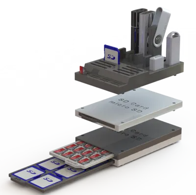 Hộp đựng thẻ SD & Micro SD kèm giá đỡ USB Stick