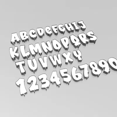 Chữ LED Phong Cách Graffiti Đô Thị / Letter