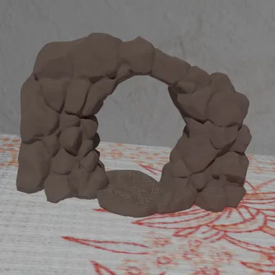 Tường Địa Hình D&D Có Lỗ Tròn