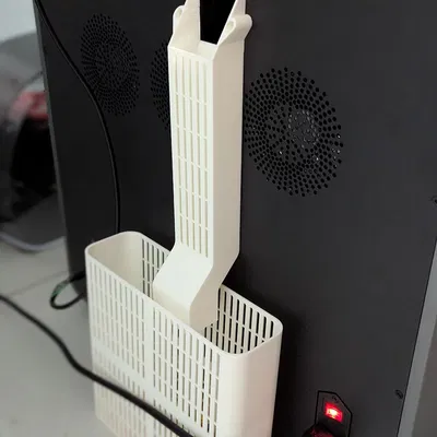 Máng hứng và Hộp đựng Phân Máy Creality K2 Plus