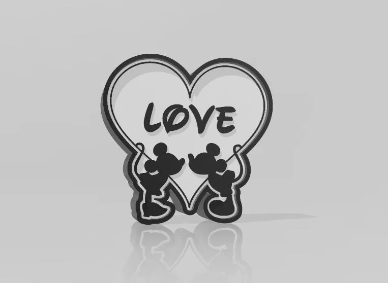 Mô Hình Disney LOVE Lampe - Đèn tình yêu - Image 1