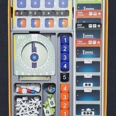 Organizer cho board game Sky Team