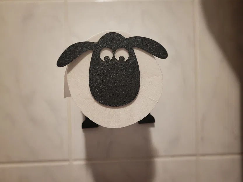 Giá Đỡ Giấy Vệ Sinh Hình Cừu - Image 1