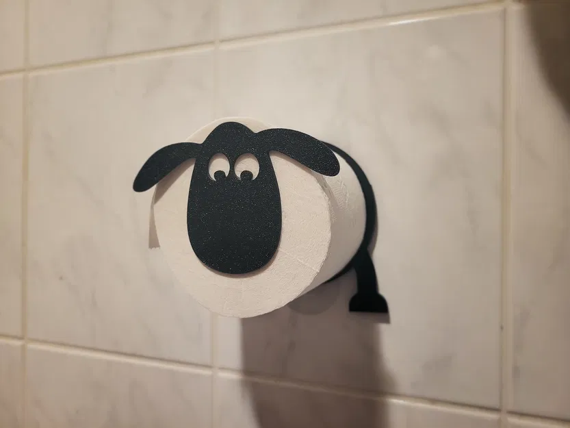 Giá Đỡ Giấy Vệ Sinh Hình Cừu - Image 2