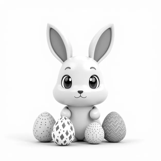 Mô hình Thỏ Phục Sinh - Image 1